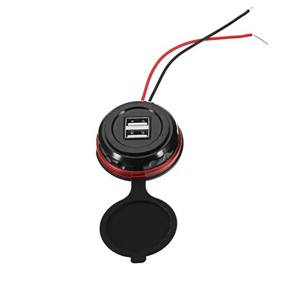 Cigarette Lighter Socket Splitter Car 2 USB Charger Cover Car Charger with Led Light Power Adapter Motorcycle Usb Socket Mount
Cigarette Lighter Socket Splitter Car 2 USB Charger Cover Car Charger with Led Light Power Adapter Motorcycle Usb Socket Mount