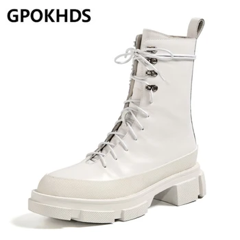GPOKHDS 2021 women Ankle boots Cow leather winter short plush Round toe high heels female boots size 40
GPOKHDS 2021 women Ankle boots Cow leather winter short plush Round toe high heels female boots size 40