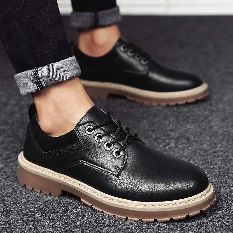 Casual Leather Shoes Men Martin Boots 2019 Autumn New Style MEN'S SHOES British Style Work Shoes Men's Spring Extra High Trendy
Casual Leather Shoes Men Martin Boots 2019 Autumn New Style MEN'S SHOES British Style Work Shoes Men's Spring Extra High Trendy