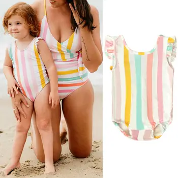 Summer Toddler Kids Baby Girls Bikini Swimsuit Swimwear Cute Striped Ruffle Bathing Suit Infant Children Sunsuit Clothing
Summer Toddler Kids Baby Girls Bikini Swimsuit Swimwear Cute Striped Ruffle Bathing Suit Infant Children Sunsuit Clothing