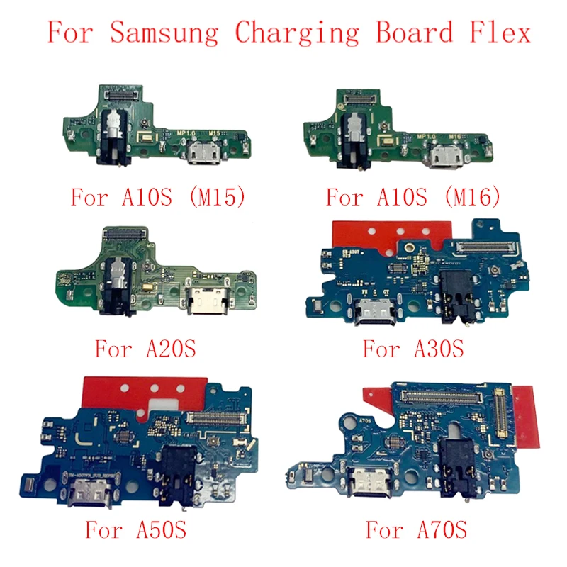 

USB Charging Dock Port Connector Board Flex Cable For Samsung A10S 107F A20S A207F A30S A307F A50S A507F A70S Replacement Part