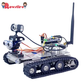 Programmable Robot DIY Wifi Stainless Steel Chassis Track Tank Car With Graphic Programming XR BLOCK Linux Standard Version
Programmable Robot DIY Wifi Stainless Steel Chassis Track Tank Car With Graphic Programming XR BLOCK Linux Standard Version
