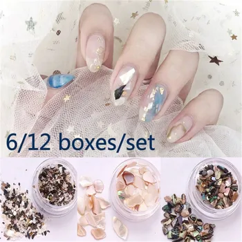 6/12 Pcs 3D Abalone Shell Irregular Nail Art Decorations UV Gel Flake Slider Nails Shimmer Pearl Jewelry Tips Manicure Polish
6/12 Pcs 3D Abalone Shell Irregular Nail Art Decorations UV Gel Flake Slider Nails Shimmer Pearl Jewelry Tips Manicure Polish