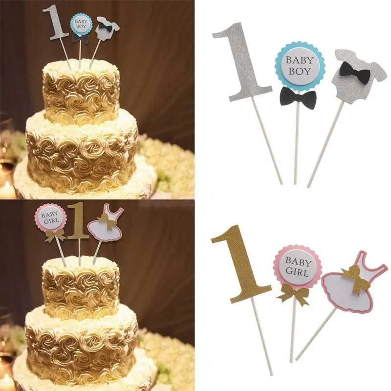 Baby Girl 1st Birthday Cake Topper Decoration Clothing Design Celebrating Party Cupcake Topper Boys One Birthday Supplies A35 Aliexpress,Jewellery Latest Gold Haram Designs With Price