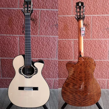 Merida Overstep 40" Acoustic classical guitar, acoustic electric guitar, with fishman pickup
Merida Overstep 40" Acoustic classical guitar, acoustic electric guitar, with fishman pickup
