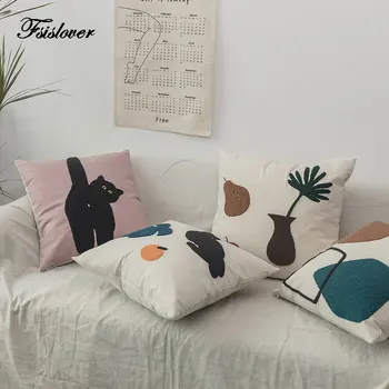 FSISLOVER Cute Cotton Cushion Cover Three-dimensional Embroidered Pillowcase Nordic INS Decorative Cushion Sofa Pillow Case
FSISLOVER Cute Cotton Cushion Cover Three-dimensional Embroidered Pillowcase Nordic INS Decorative Cushion Sofa Pillow Case