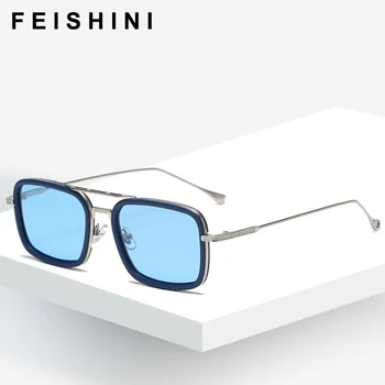 Feishini Tinted Gradient Lens Luxury Brand Design Driving Goggle Women Steampunk Blue Sunglasses Men Polarized UV Protection 
Feishini Tinted Gradient Lens Luxury Brand Design Driving Goggle Women Steampunk Blue Sunglasses Men Polarized UV Protection