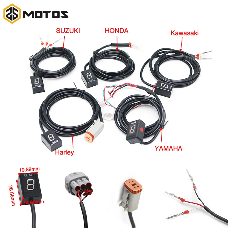 ZS MOTOS Ecu Plug Mount 6 Speed Gear Display Indicator 1-6 Level Gear Indicator Fit For Yamaha Honda Kawasaki Suzuki Harley
ZS MOTOS Ecu Plug Mount 6 Speed Gear Display Indicator 1-6 Level Gear Indicator Fit For Yamaha Honda Kawasaki Suzuki Harley