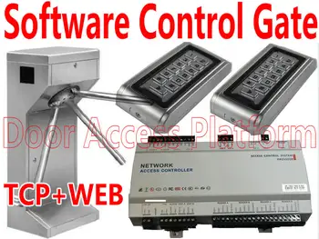 Tripod Turnstile machine with Metal case Outdoor Keypad Password Code+EM ID Card access readers for people in and people out kit
Tripod Turnstile machine with Metal case Outdoor Keypad Password Code+EM ID Card access readers for people in and people out kit