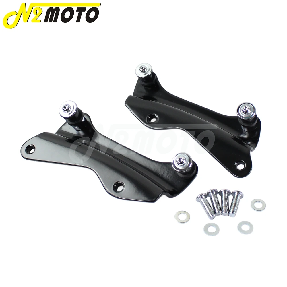 Motorcycle Black 4 Point Sissy Bar Luggage Rack Docking Hardware Kit for Harley Touring Road King Street Glide 2014-2017
Motorcycle Black 4 Point Sissy Bar Luggage Rack Docking Hardware Kit for Harley Touring Road King Street Glide 2014-2017