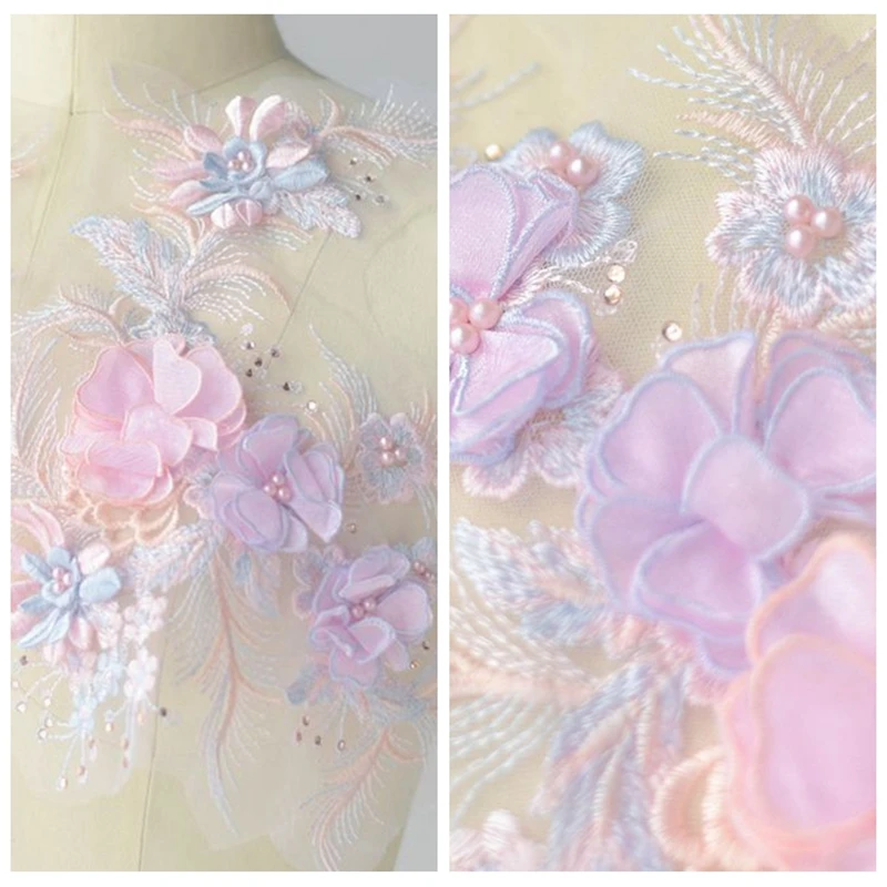 1Piece 4Colors Nail bead European-style Embroidery Patch and Clothing Lace Fabric DIY Handmade Fashionable Patches
1Piece 4Colors Nail bead European-style Embroidery Patch and Clothing Lace Fabric DIY Handmade Fashionable Patches