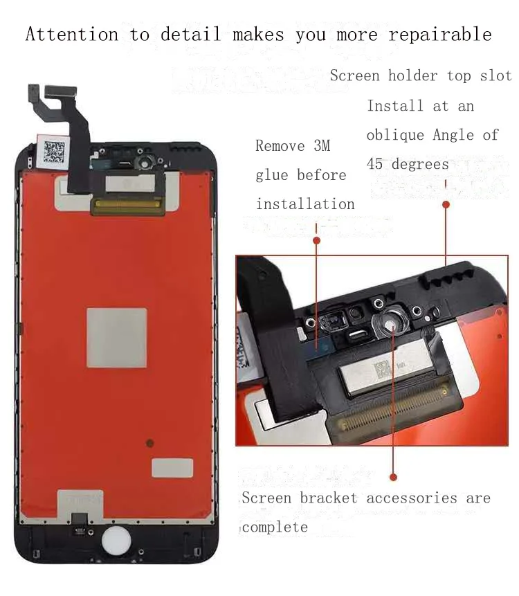 Original Quality Screen For iPhone 7 7p 8 8p LCD Display With 3D Touch Screen High Brightness Digitizer Assembly Replacement
Original Quality Screen For iPhone 7 7p 8 8p LCD Display With 3D Touch Screen High Brightness Digitizer Assembly Replacement