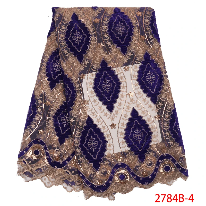 African Lace Fabric High Quality French Tulle Net Laces Nigerian Embroidered Fabric Lace with Sequins for Women KS2784B-4
African Lace Fabric High Quality French Tulle Net Laces Nigerian Embroidered Fabric Lace with Sequins for Women KS2784B-4