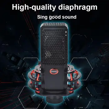 Durable Microphone Portable Delicate Design 240Pro 16mm Gold-plated Film Condenser Microphone Kit for Studio Live Broadcast
Durable Microphone Portable Delicate Design 240Pro 16mm Gold-plated Film Condenser Microphone Kit for Studio Live Broadcast