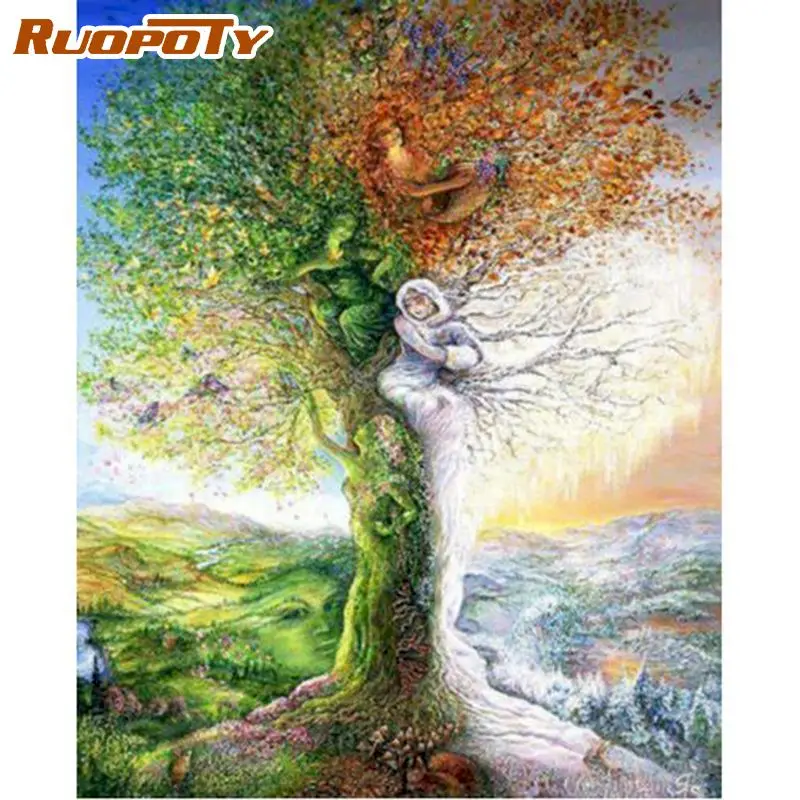 RUOPOTY Frame Diy Painting By Numbers Woman Tree Paint By Number Landscape Handpainted Gift Wall Decor 60×75cm
RUOPOTY Frame Diy Painting By Numbers Woman Tree Paint By Number Landscape Handpainted Gift Wall Decor 60×75cm