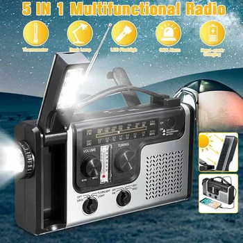 Portable Multifunction Solar Power Radio MW/FM/SW1/SW2 With LED Flashlight Emergency Solar Alert Hand Crank Radio USB Charging
Portable Multifunction Solar Power Radio MW/FM/SW1/SW2 With LED Flashlight Emergency Solar Alert Hand Crank Radio USB Charging