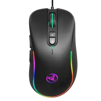 RGB Gaming Mouse Wired Programmable Ergonomic USB Mice with 7 Colors Backlit for Laptop PC Computer
RGB Gaming Mouse Wired Programmable Ergonomic USB Mice with 7 Colors Backlit for Laptop PC Computer