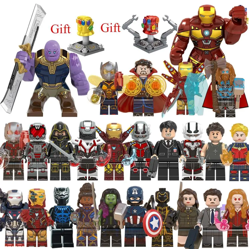 26PCS Endgame Iron Man Captain War Machine LEGOEDING Marvel Avengers set Minifigured Building Blocks Toys for Children
26PCS Endgame Iron Man Captain War Machine LEGOEDING Marvel Avengers set Minifigured Building Blocks Toys for Children