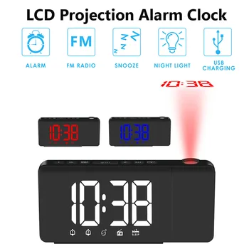Original Projection Alarm Clock Digital Date Snooze Function Backlight Projector Desk Table Led Clock With Time Projection
Original Projection Alarm Clock Digital Date Snooze Function Backlight Projector Desk Table Led Clock With Time Projection