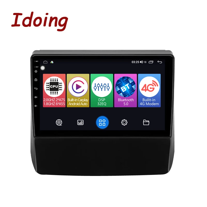 

Idoing9 "2.5D QLED автомобильный стерео Android Радио мультимедийный плеер для Subaru Impreza XV Forester 5 2018-2021 GPS навигация головное устройство