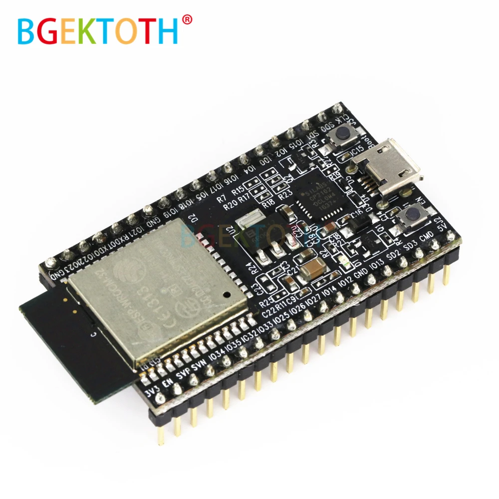 Official ESP32 Development Board WiFi+Bluetooth Ultra-Low Power Consumption Dual Core ESP-32 ESP-32S ESP 32 Similar ESP8266
Official ESP32 Development Board WiFi+Bluetooth Ultra-Low Power Consumption Dual Core ESP-32 ESP-32S ESP 32 Similar ESP8266
