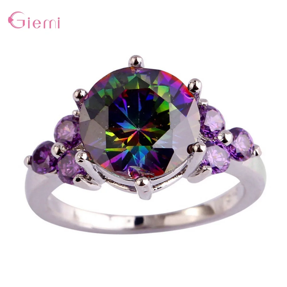 Exquisite Fashion 925 Sterling Silver Colorful CZ Zirconia Ring for Women Female Elegant Cubic Jewelry Gift Bijoux
Exquisite Fashion 925 Sterling Silver Colorful CZ Zirconia Ring for Women Female Elegant Cubic Jewelry Gift Bijoux