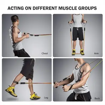 Tension Band Training Bands Stretch Arm Apparatus Puller TPR Fitness Equipments Removable Chest Expander Elastic Rope
Tension Band Training Bands Stretch Arm Apparatus Puller TPR Fitness Equipments Removable Chest Expander Elastic Rope
