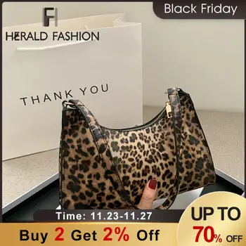 Fashion Leopard Print Women Luxury Handbag Leather Simple Underarm Shoulder Bags Female Daily Design Baguette Shape Totes Purse
Fashion Leopard Print Women Luxury Handbag Leather Simple Underarm Shoulder Bags Female Daily Design Baguette Shape Totes Purse