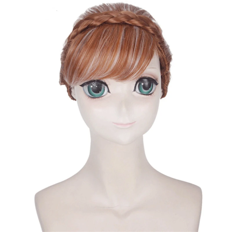 Olaf's Adventure Princess Anna Short Blonde Brown Cosplay Wig Bangs with Around Head Whip Heat Resistant Synthetic Hair Wigs
Olaf's Adventure Princess Anna Short Blonde Brown Cosplay Wig Bangs with Around Head Whip Heat Resistant Synthetic Hair Wigs