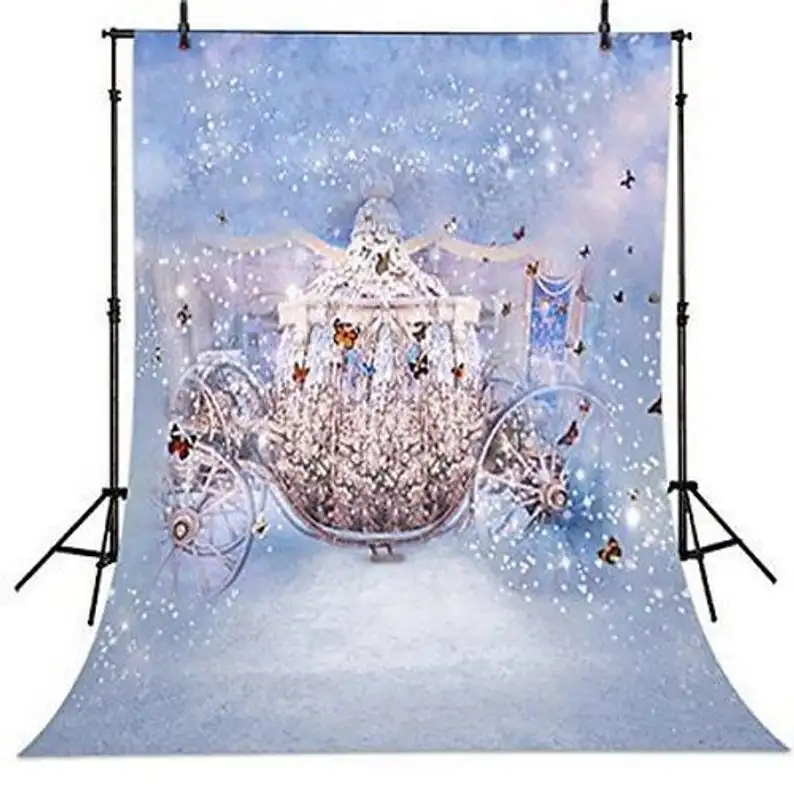 Photo Backdrop Cinderella Princess Gold Carriage Coach Cart Screen Blue Sky Custom Photography Studio Backdrops Background Vinyl
Photo Backdrop Cinderella Princess Gold Carriage Coach Cart Screen Blue Sky Custom Photography Studio Backdrops Background Vinyl