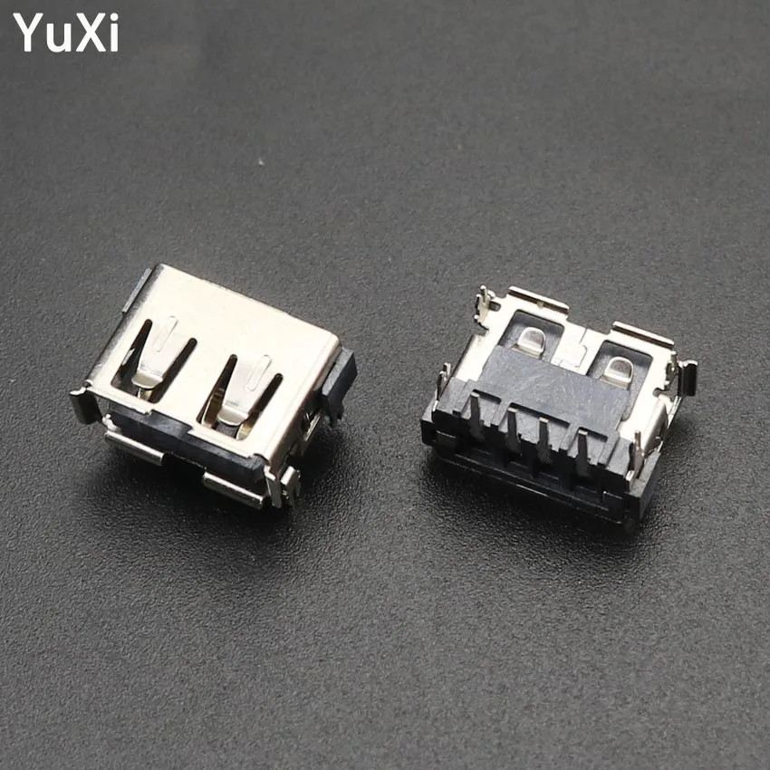 10PCS DIP USB Type A Female jack Port 90 Degrees 4PIN AF 10.0 PCB Mount Socket Connector DIY Repair For laptop Toy Parts
10PCS DIP USB Type A Female jack Port 90 Degrees 4PIN AF 10.0 PCB Mount Socket Connector DIY Repair For laptop Toy Parts