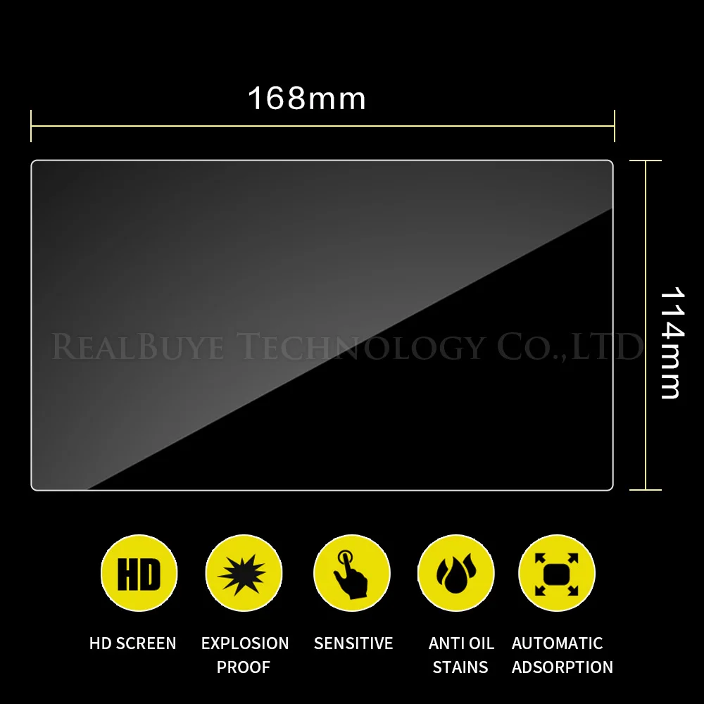 Tempered glass for Car GPS Navigation Multimedia Screen 165*99MM 168*114MM 168*124MM 169*100MM 170*94MM 170*104MM 171*107MM
Tempered glass for Car GPS Navigation Multimedia Screen 165*99MM 168*114MM 168*124MM 169*100MM 170*94MM 170*104MM 171*107MM