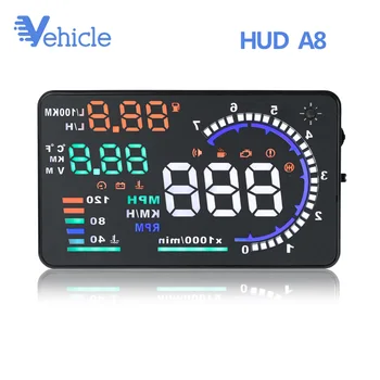 Head Up Display Newest A8 HUD Automobile Car Alarm System Speeding Warning Fuel Consumption Data Diagnostic Tool
Head Up Display Newest A8 HUD Automobile Car Alarm System Speeding Warning Fuel Consumption Data Diagnostic Tool