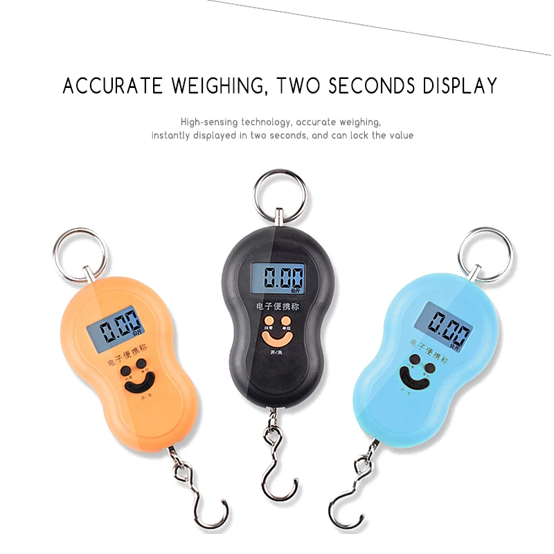 50Kg /10g LCD Digital Scales Portable Hanging Scale BackLight Fishing Pocket Electronic Weight Scale Luggage Mini Scales
50Kg /10g LCD Digital Scales Portable Hanging Scale BackLight Fishing Pocket Electronic Weight Scale Luggage Mini Scales