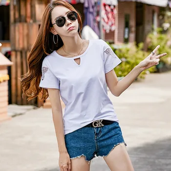 New fashion pop ladies beautiful casual T-shirt
New fashion pop ladies beautiful casual T-shirt