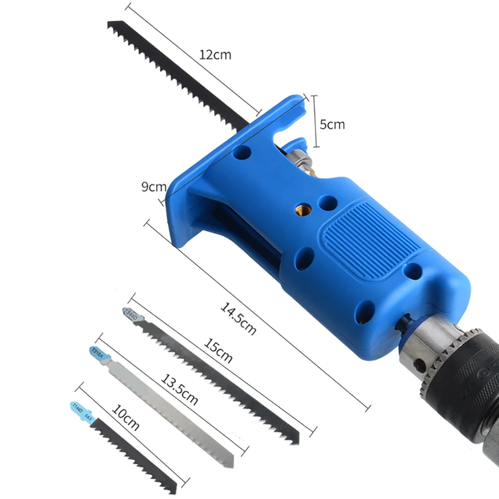 Profession Portable Reciprocating Saw Adapter High Efficiency Electric Drill Tools Attachment with 3 Saw Blades Tool Accessories
Profession Portable Reciprocating Saw Adapter High Efficiency Electric Drill Tools Attachment with 3 Saw Blades Tool Accessories