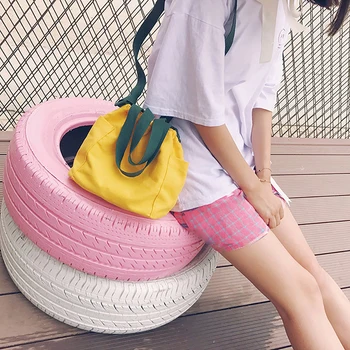 Women's Messenger Bag Yellow Simple Simple Wild Pure Color Outdoor Shopping Canvas Small Fresh Lovely Messenger Bag For Girls
Women's Messenger Bag Yellow Simple Simple Wild Pure Color Outdoor Shopping Canvas Small Fresh Lovely Messenger Bag For Girls