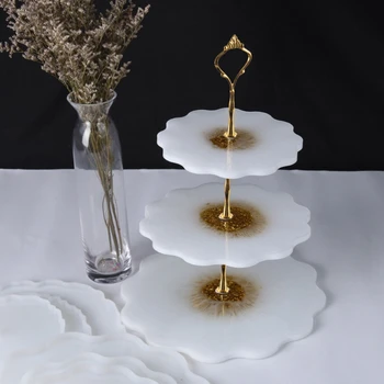 Three-Layer Resin Mold Fruits Stands Tray Casting Silicone Mould Dessert Platter
Three-Layer Resin Mold Fruits Stands Tray Casting Silicone Mould Dessert Platter