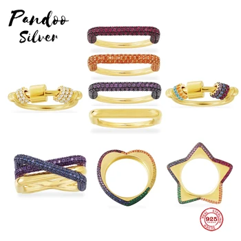 Valentine 925 Sterling Silver Mother's Day Gift,Ring With Multi Color Sliding Hoops,Rectangle Ring,Heart Ring,Monaco Ring Gift
Valentine 925 Sterling Silver Mother's Day Gift,Ring With Multi Color Sliding Hoops,Rectangle Ring,Heart Ring,Monaco Ring Gift