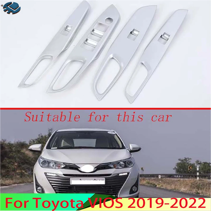 For Toyota VIOS 2019-2022 Car Decoration ABS Chrome Matte Door Window Armrest Cover Switch Panel Trim Molding Garnish
For Toyota VIOS 2019-2022 Car Decoration ABS Chrome Matte Door Window Armrest Cover Switch Panel Trim Molding Garnish