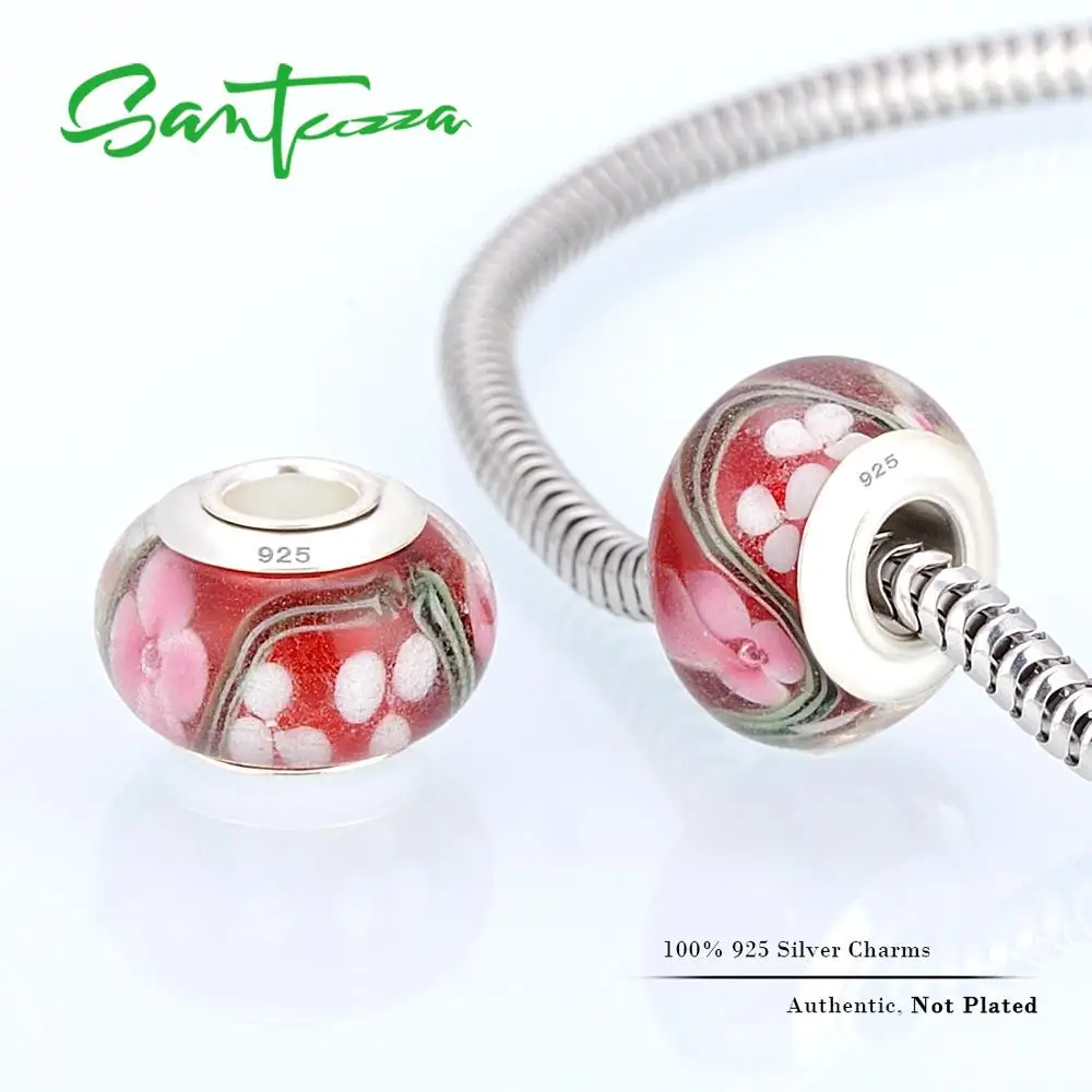 Santuzza Silver Charm Colorful Beads Charm Fit For Bracelet Bangle DIY Making 100% Authentic 925 Sterling Silver Women Jewelry
Santuzza Silver Charm Colorful Beads Charm Fit For Bracelet Bangle DIY Making 100% Authentic 925 Sterling Silver Women Jewelry