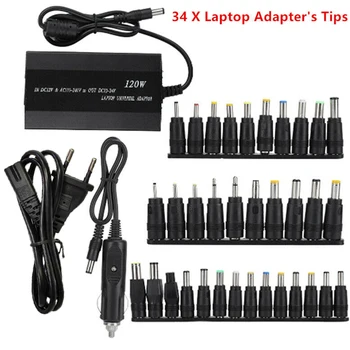 120W 34 Tips Car Home Charger Power Supply Adapter For Laptop Notebook Universal With USB Port Charge USB Devices
120W 34 Tips Car Home Charger Power Supply Adapter For Laptop Notebook Universal With USB Port Charge USB Devices