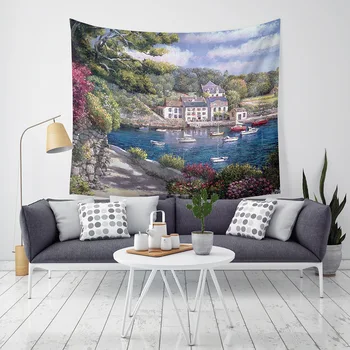 New Products/Hot Selling Europe and America Coast Tapestry Exquisite Oil Painting Tapestry/Wall Hangers 
New Products/Hot Selling Europe and America Coast Tapestry Exquisite Oil Painting Tapestry/Wall Hangers