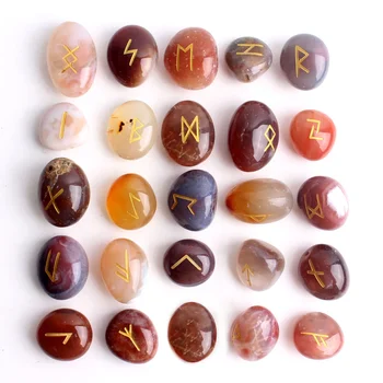 25Pcs Natural Colorful Agate Crystal Rune Freeform Runes Stone Divination Fortune-telling Healing Meditation Gift Collection
25Pcs Natural Colorful Agate Crystal Rune Freeform Runes Stone Divination Fortune-telling Healing Meditation Gift Collection