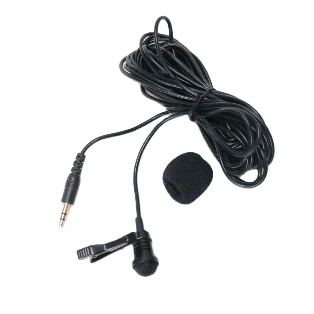 Clip-On Clip Lapel Cardioid Microphone with 3.5mm Stereo Jack Plug 6m Cable for Laptop PC Camera etc
Clip-On Clip Lapel Cardioid Microphone with 3.5mm Stereo Jack Plug 6m Cable for Laptop PC Camera etc