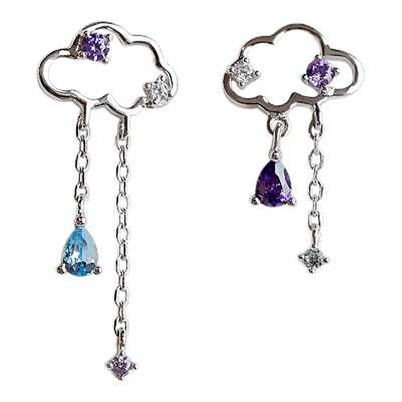 Korean Chic Water Drop Crystal Stone Dangle Earring Cloud Tassel Cubic Zircon Beautiful Everyday Drop Earrings For Girl
Korean Chic Water Drop Crystal Stone Dangle Earring Cloud Tassel Cubic Zircon Beautiful Everyday Drop Earrings For Girl