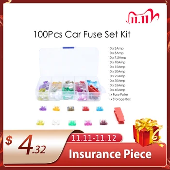 100PCS Mini Small Size Blade Car Fuse Micro Blade Fuse Set Car Accessories Car Truck Low Motorcycle Kit Insurance Film 2020 Hot
100PCS Mini Small Size Blade Car Fuse Micro Blade Fuse Set Car Accessories Car Truck Low Motorcycle Kit Insurance Film 2020 Hot