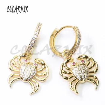 5 Pairs Crab earrings Crab shape earrings hook dangle earrings rainbow crystal accessories for women 50800
5 Pairs Crab earrings Crab shape earrings hook dangle earrings rainbow crystal accessories for women 50800