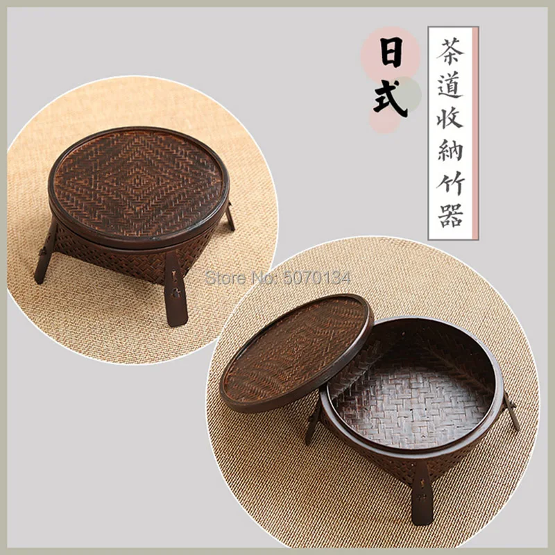 Portable Bamboo Woven Storage Basket Tea Set Container Tea Tray Chinese Traditional Handmade Storage Container For Fruit Food
Portable Bamboo Woven Storage Basket Tea Set Container Tea Tray Chinese Traditional Handmade Storage Container For Fruit Food