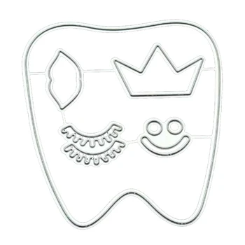 Cute Stitched Tooth Toy Metal Cutting Dies For DIY Scrapbooking Photo Album Decorative Embossing Paper Card Crafts
Cute Stitched Tooth Toy Metal Cutting Dies For DIY Scrapbooking Photo Album Decorative Embossing Paper Card Crafts